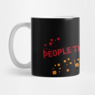 people think 2 much over thinking Mug